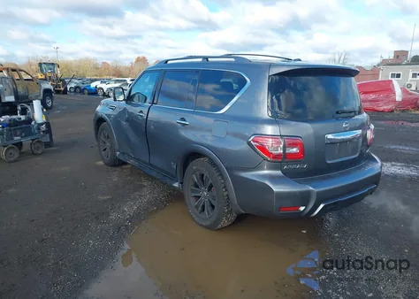 2019 Nissan Armada Platinum z USA, uszkodzony, nr VIN JN8AY2NEXK9757116